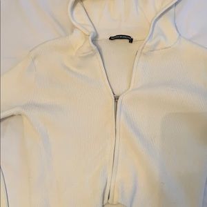 RARE brandy cream sweater